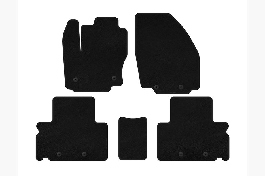 Ford S-Max 2007-2014 Textile Floor Mats Classic (Black) Image