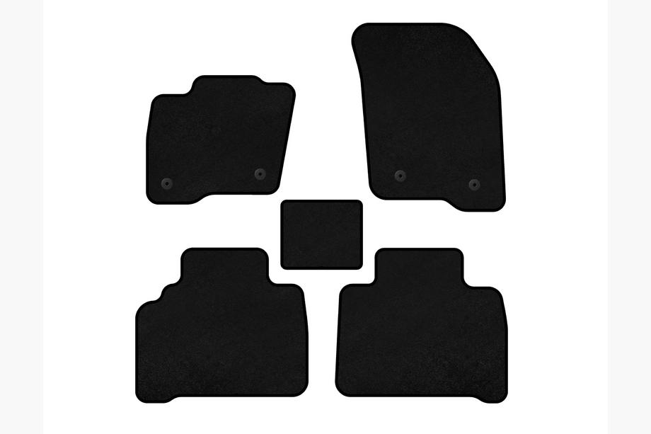 Ford S-Max 2015- Textile Floor Mats Classic (Black) Image