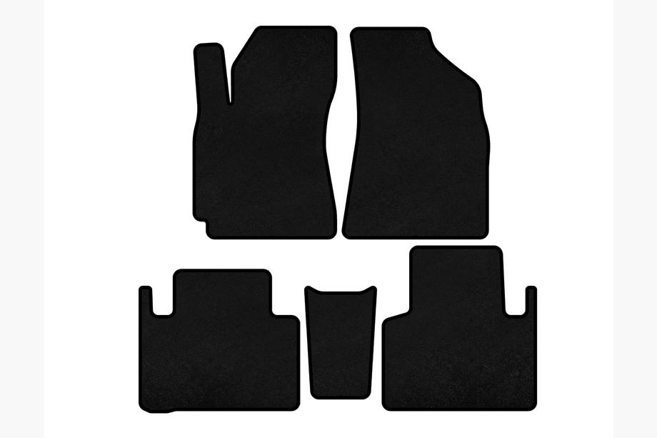 Geely Emgrand X7 2011- Textile Floor Mats Classic (Black) Image
