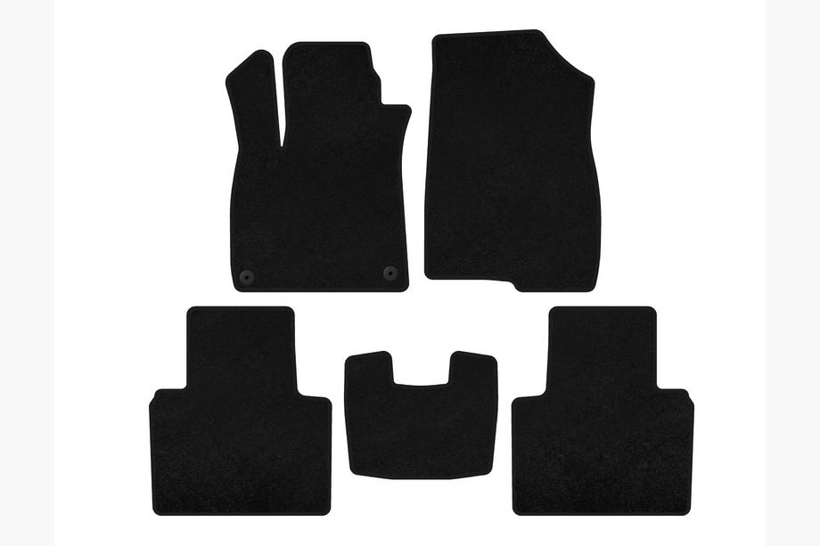 Honda Accord X 2017-2022 Textile Floor Mats Classic (SD, Black) Image