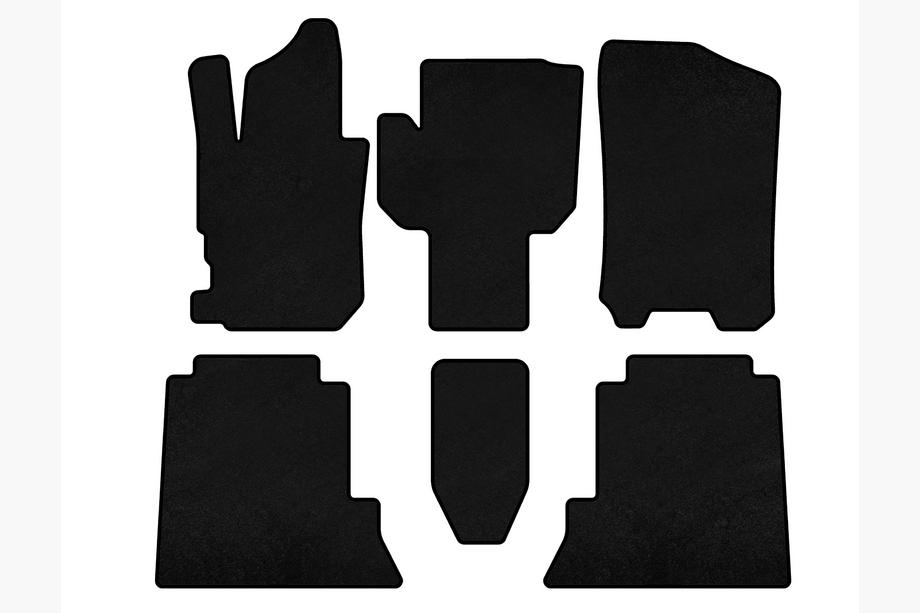Honda FR-V 2004-2009 Textile Floor Mats Classic (Black) Image