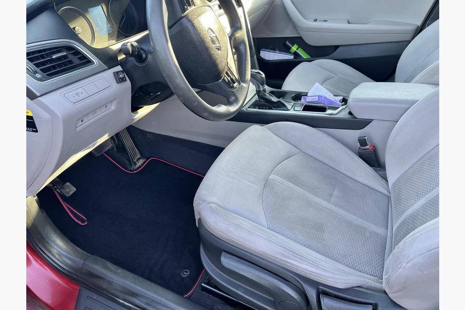 Hyundai Sonata LF 2014-2019 Textile Floor Mats Classic (SD, Black) Image