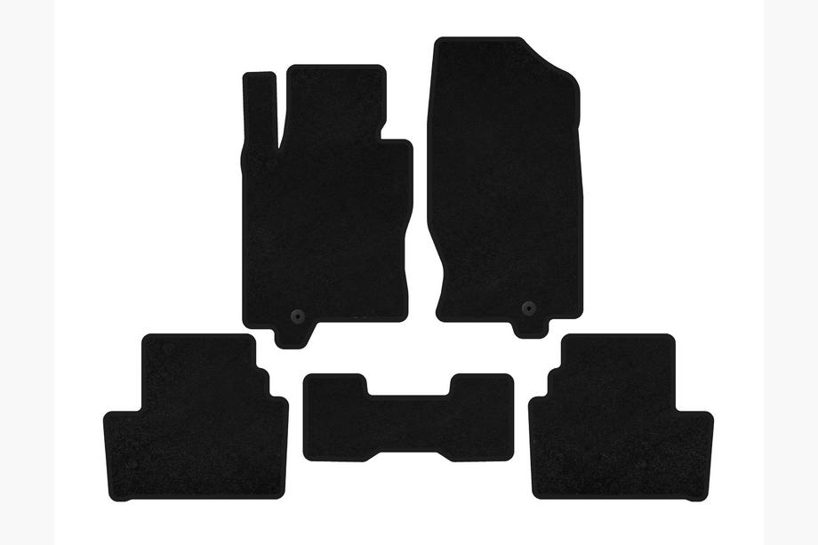Infiniti G25/G35/37 (V36/CV36) 2006-2015 Textile Floor Mats Classic (G35 S, Coupe, Black) Image