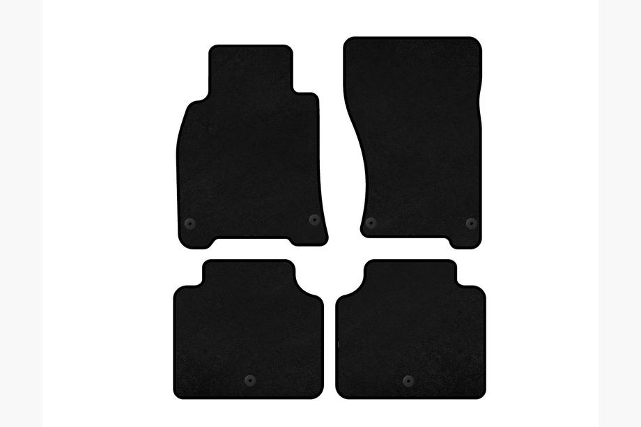 Infinity M35/37/45 2003-2014 Textile Floor Mats Classic (For M37, Black) Image