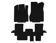 Infiniti QX60 2016-2021 Textile Floor Mats Classic (2 Rows, Black) photo 1