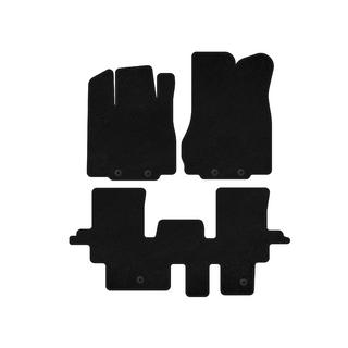 Textile Floor Mats Classic (2 Rows, Black) Infiniti QX60 2016-2021 photo 1