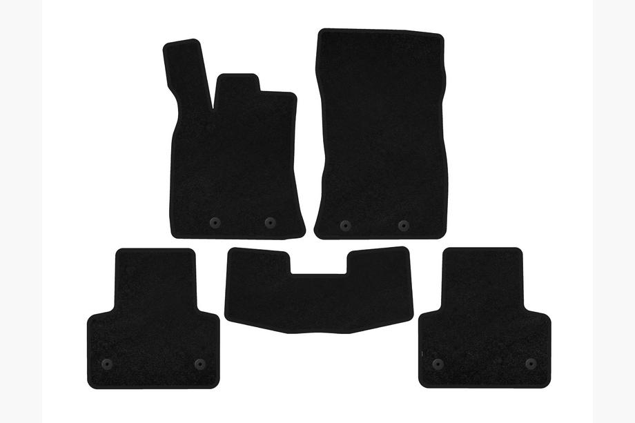Jaguar XJ 2010- Textile Floor Mats Classic (Short, Black) Image