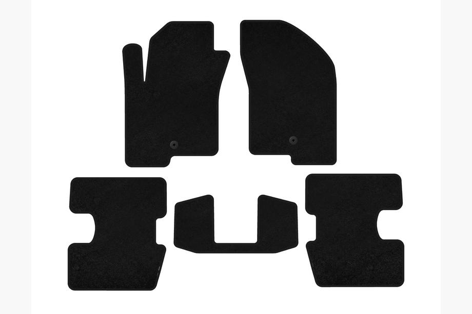 Jeep Patriot 2007-2016 Textile Floor Mats Classic (Black) Image