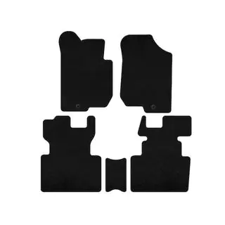 Textile Floor Mats Classic (2006-2012, 2 Rows, 7-Seater, Black) photo 1