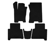 Kia Mohave 2008-2016 Textile Floor Mats Classic (2 Rows, Black) photo 1