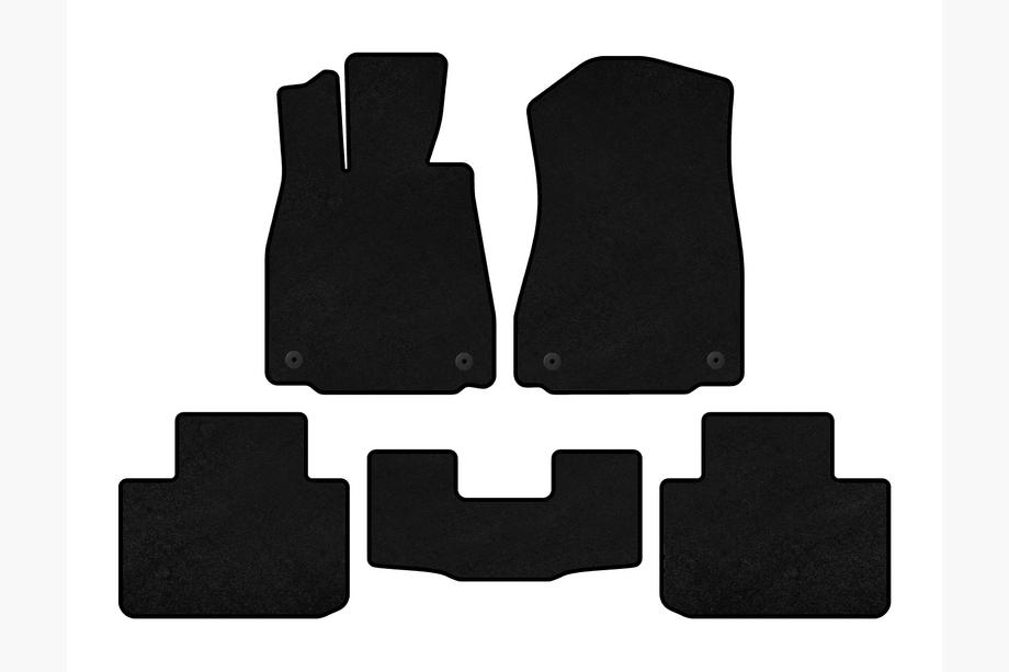 Lexus IS 2013- Textile Floor Mats Classic (2WD, Black) Image
