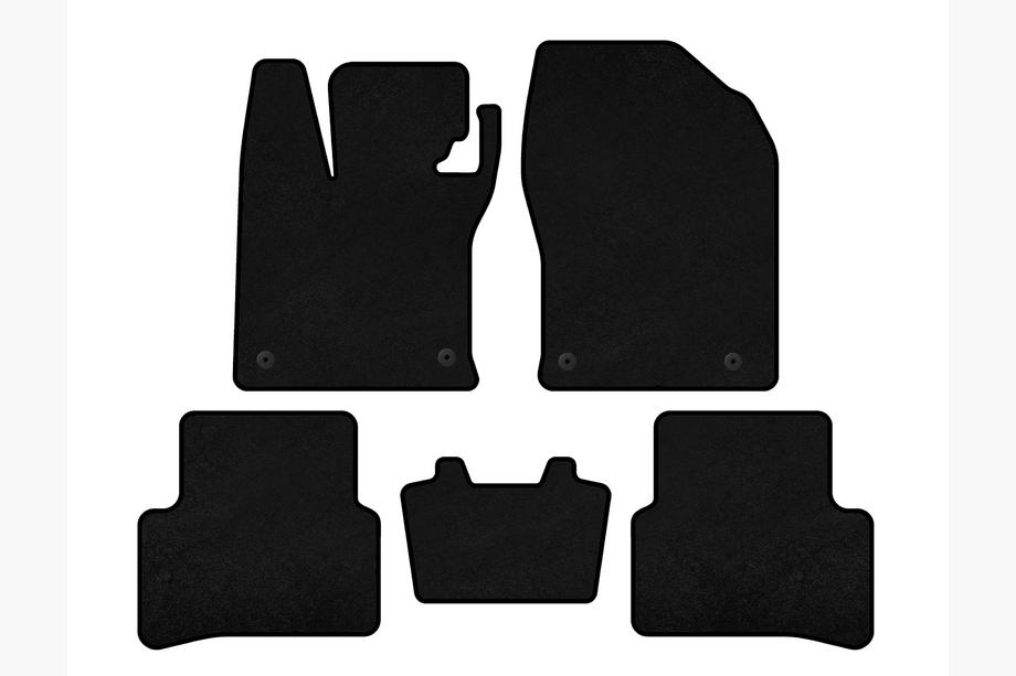 Lexus UX 2018- Textile Floor Mats Classic (Hybrid, Black) Image