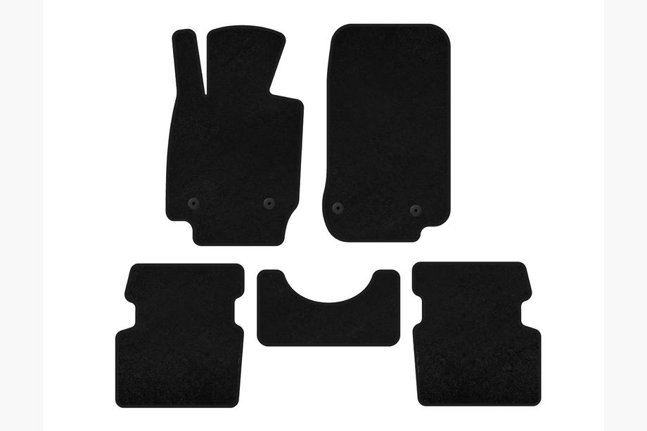 Mazda CX-3 2015- Textile Floor Mats Classic (2015-2018, AWD, Black) Image