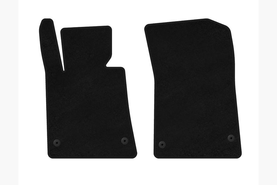 Mercedes SLK R172 2011-2016 Textile Floor Mats Classic (Roadster, Black) Image
