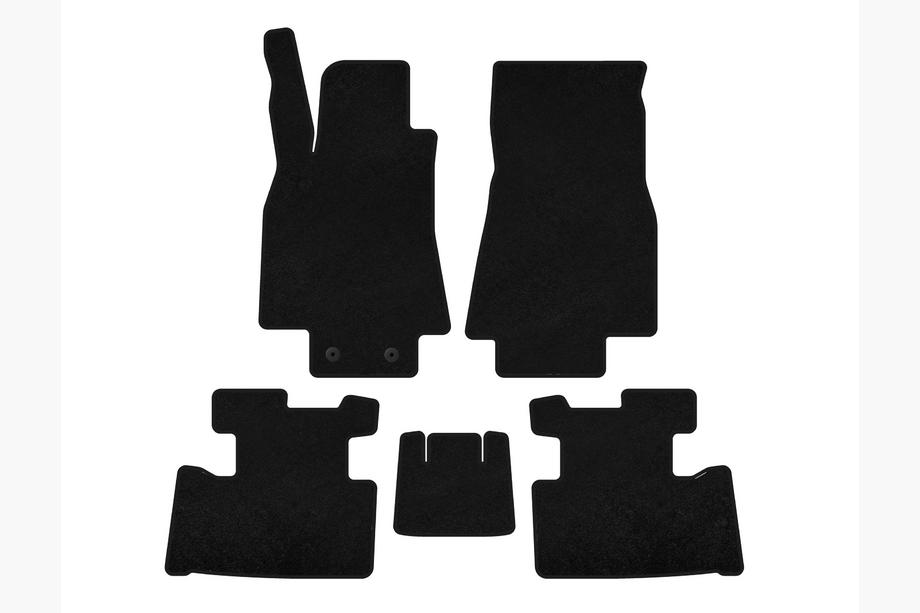 Mercedes A-class W169 2004-2012 Textile Floor Mats Classic (2004-2008, HB, 5-Door, Black) Image