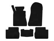 Mercedes W201 (190) 1982-1993 Textile Floor Mats Classic (SD, Black) photo 1