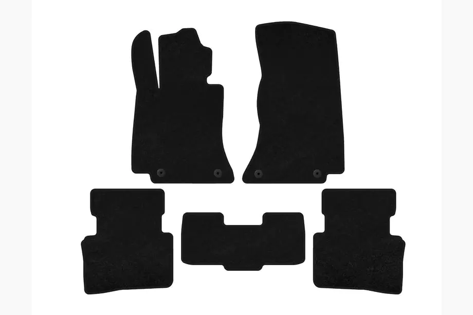 Mercedes C-class W206 2022- Textile Floor Mats Classic (SD, Black) Image