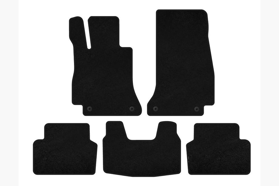 Mercedes E-class W213 2016-2023 Textile Floor Mats Classic (SD, Black) Image