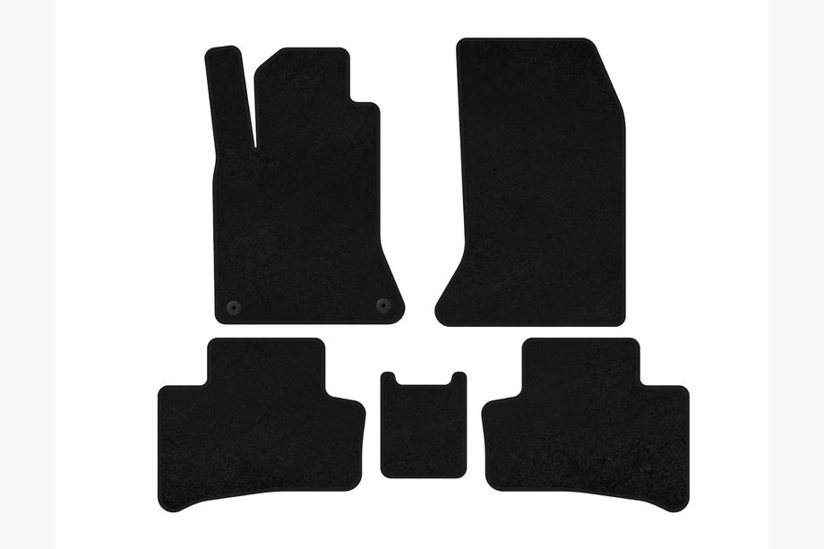 Mercedes B-class W246 2011-2018 Textile Floor Mats Classic (2011-2015, Electric, Black) Image