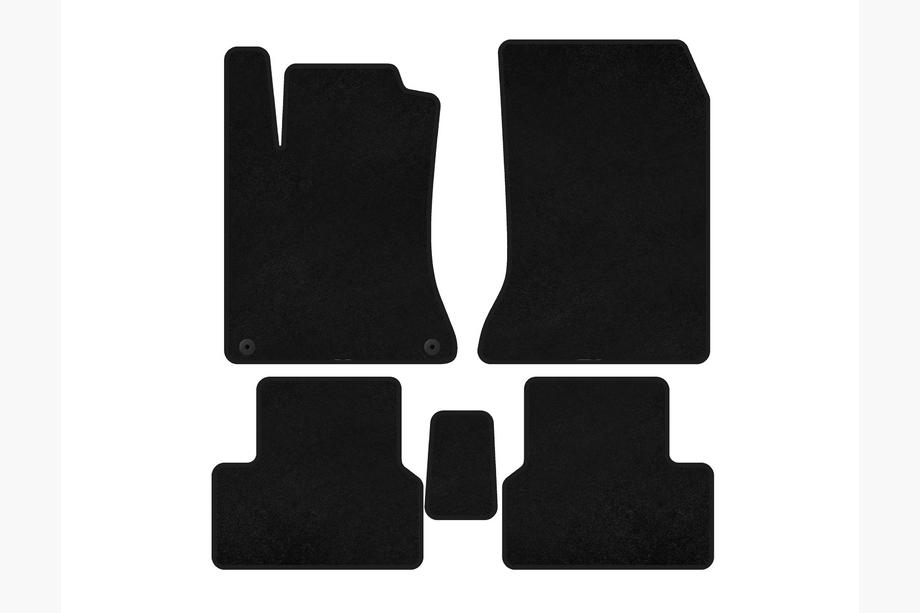Mercedes B-class W246 2011-2018 Textile Floor Mats Classic (2011-2014, black) Image