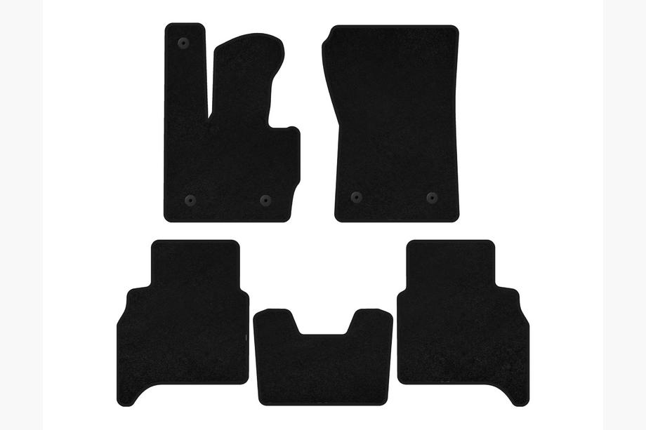 Mercedes G class W463 2018-2024 Textile Floor Mats Classic (Automatic, Black) Image
