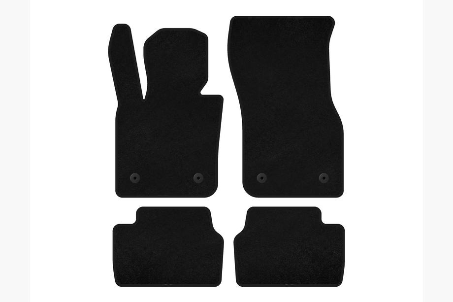 Mini Cooper F55/56/57 2014-2023 Textile Floor Mats Classic (for F55, 5-door, Black) Image