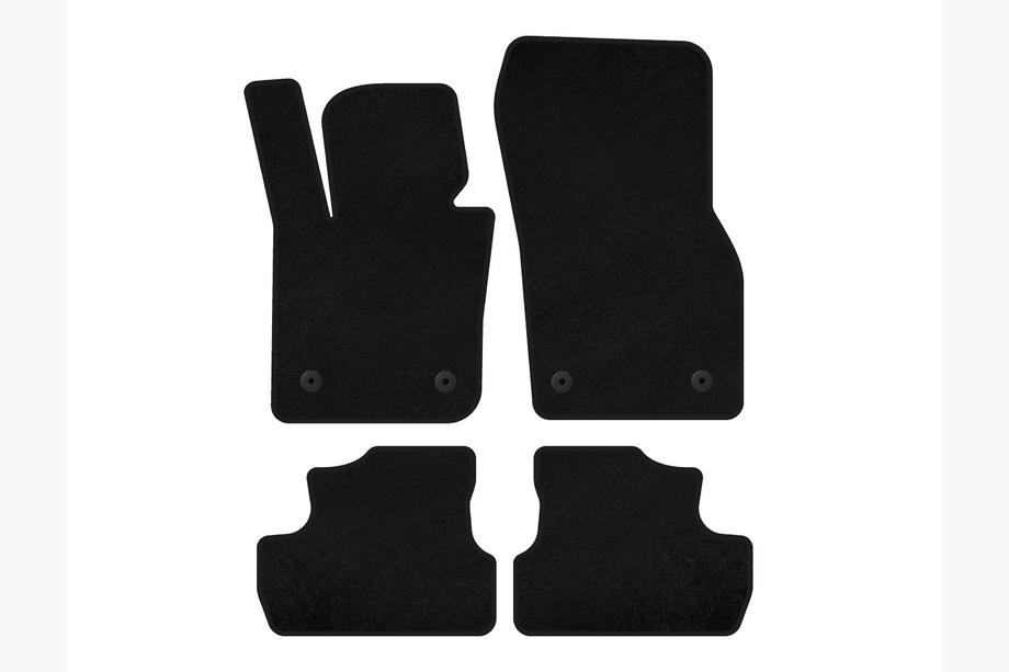 Mini Cooper F55/56/57 2014-2023 Textile Floor Mats Classic (for S F56, Black) Image