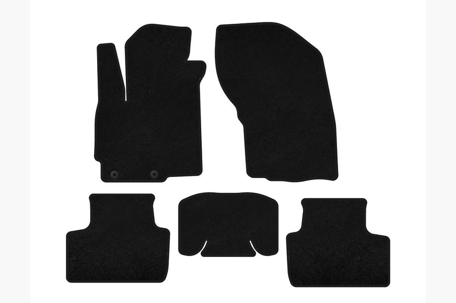 Mitsubishi ASX 2010-2023 Textile Floor Mats Classic (2019-2023, Black) Image