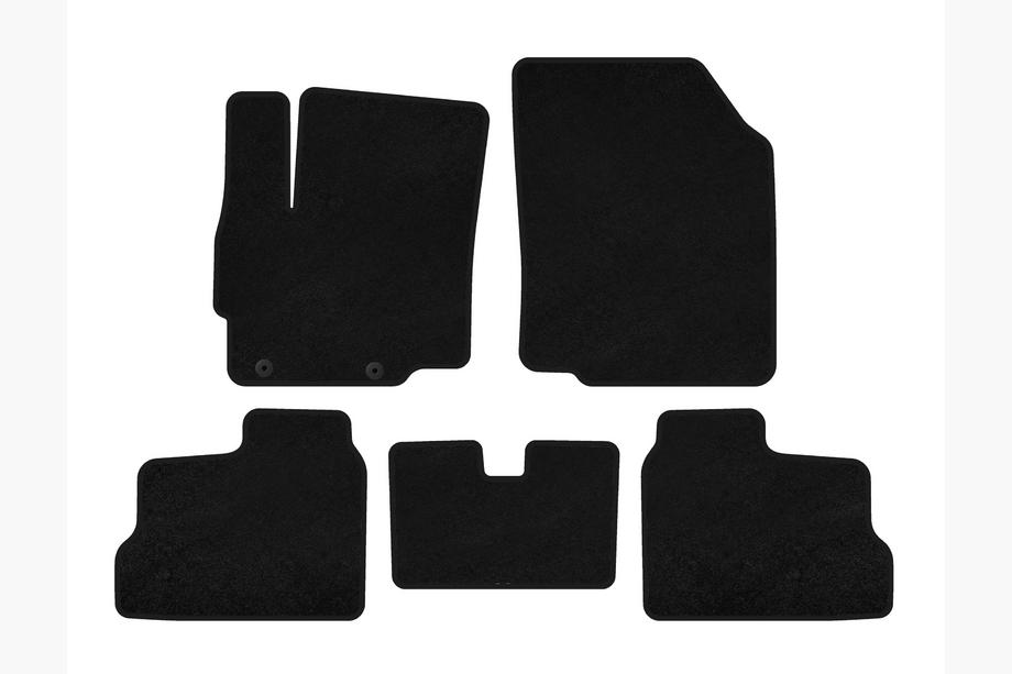 Mitsubishi Space Star/Mirage 2012- Textile Floor Mats Classic (for Mirage, HB, Black) Image