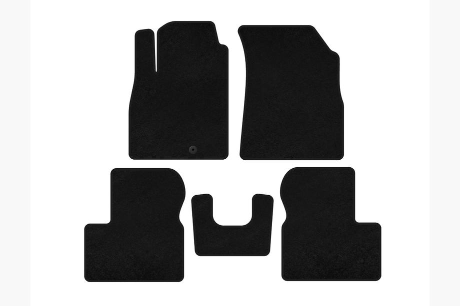 Nissan Micra K13 2011-2016 Textile Floor Mats Classic (black) Image