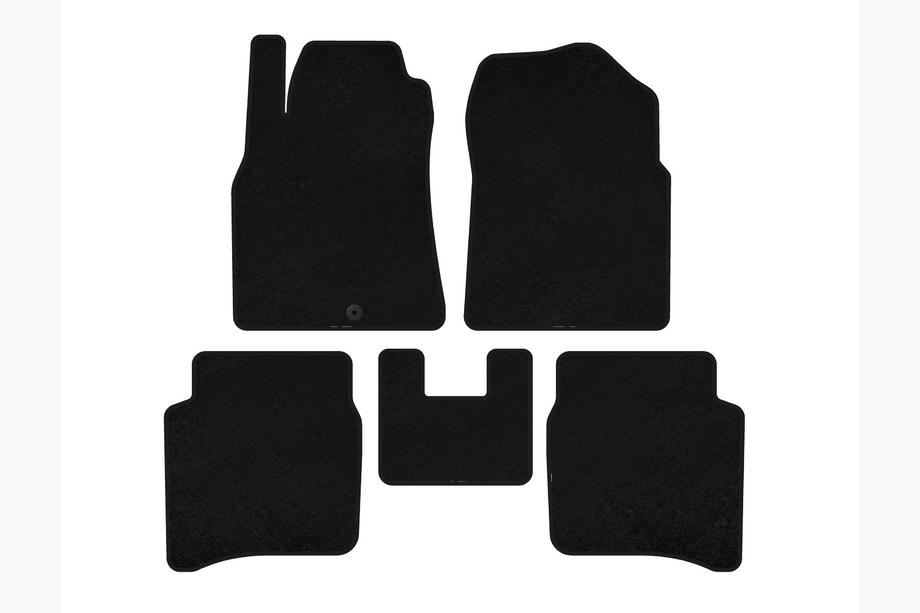 Nissan Primera P12 2002–2007 Textile Floor Mats Classic (SD, Black) Image