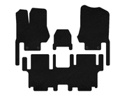 Nissan Quest 2011-2017 Textile Floor Mats Classic (2 Rows, 7-Seater, Black) photo 1