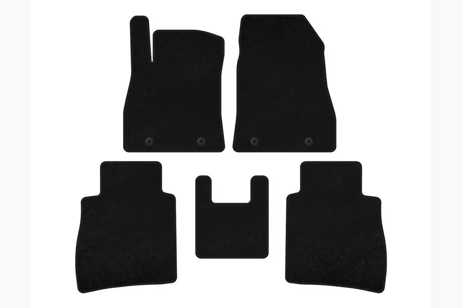 Nissan Sentra 2012-2019 Textile Floor Mats Classic (SD, Black) Image