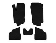 Opel Corsa C 2000-2006 Textile Floor Mats Classic (black) photo 1