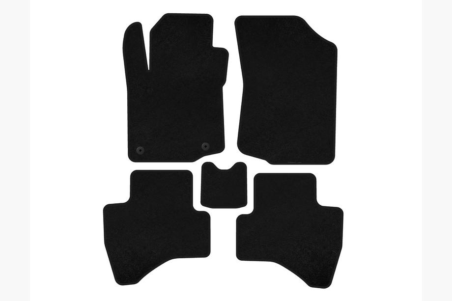 Peugeot 107 2005-2014 Textile Floor Mats Classic (HB, Black) Image