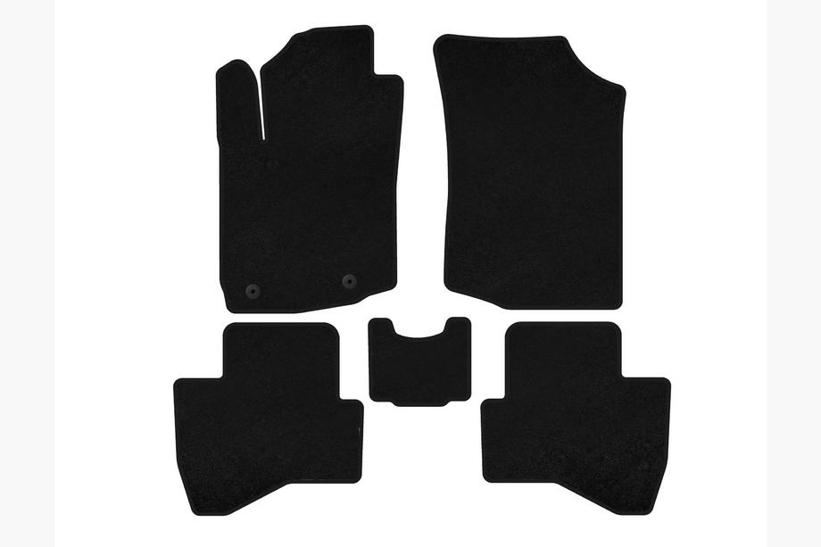 Peugeot 108 2014-2021 Textile Floor Mats Classic (HB, Black) Image