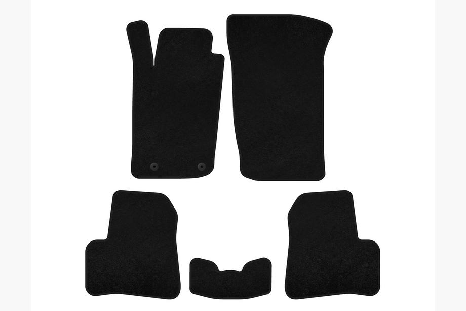 Peugeot 206 1998-2024 Textile Floor Mats Classic (1998-2009, black) Image