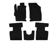 Peugeot 301 2012- Textile Floor Mats Classic (2017+, SD, Black) photo 1