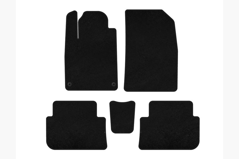 Peugeot 407 2004-2011 Textile Floor Mats Classic (SD, Black) Image