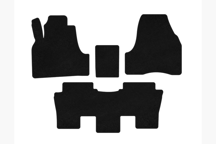 Peugeot 807 2002-2014 Textile Floor Mats Classic (Black) Image
