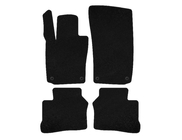 Porsche Panamera 2009-2016 Textile Floor Mats Classic (2009-2013, Coupe, 4-Door, Black) photo 1
