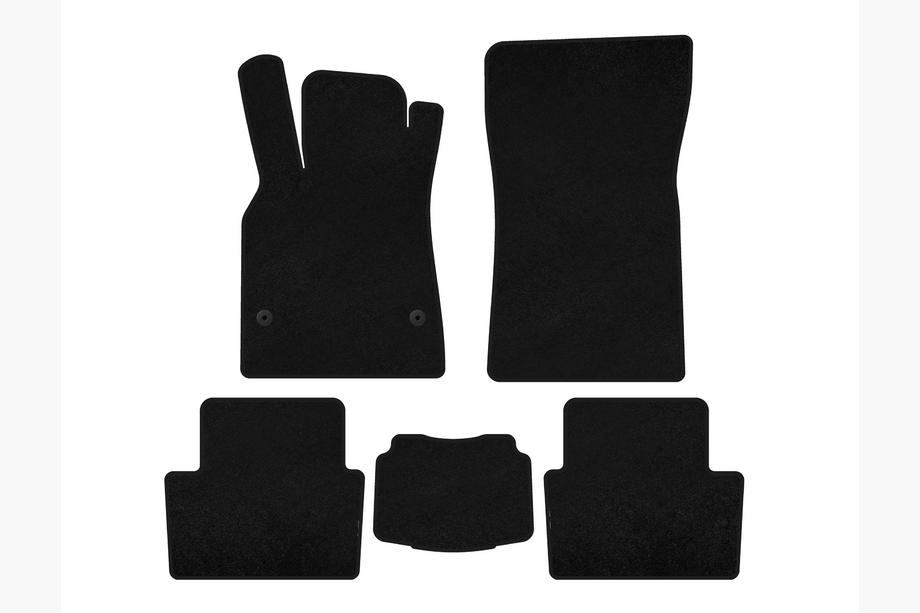 Renault Fluence 2009-2016 Textile Floor Mats Classic (SD, Black) Image