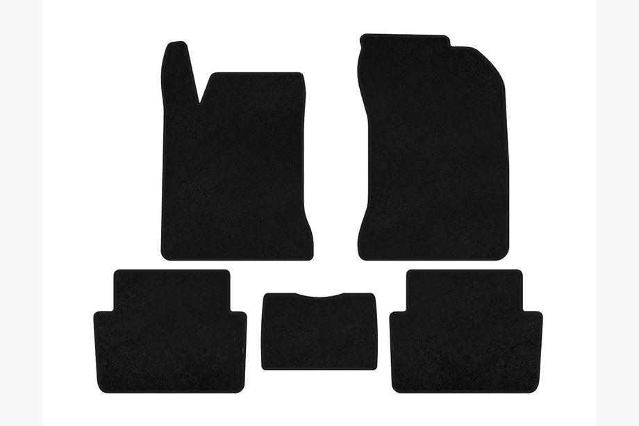 Renault Laguna 2001-2007 Textile Floor Mats Classic (SW, Black) Image