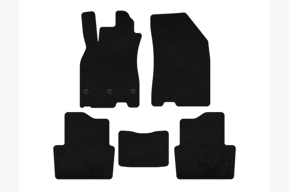 Renault Megane III 2009-2016 Textile Floor Mats Classic (SD, Black) Photo 1
