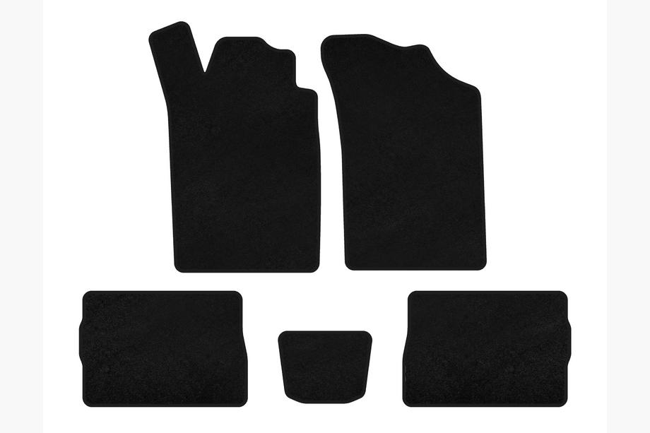 Renault Symbol 1999-2008 Textile Floor Mats Classic (SD, Black) Image