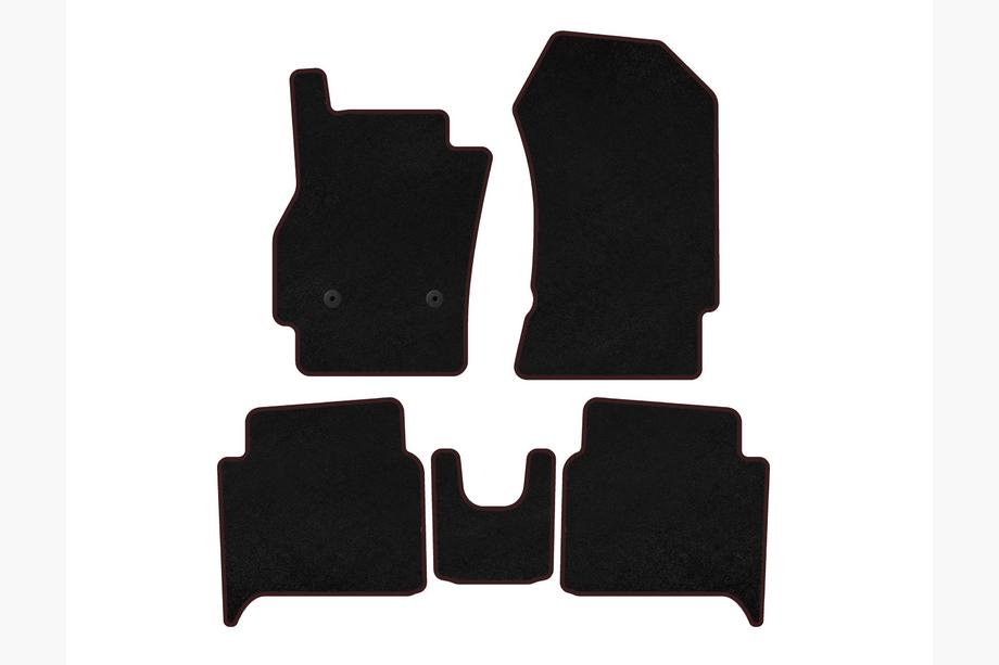 Renault Zoe 2012-2019 Textile Floor Mats Classic (HB, Black) Image