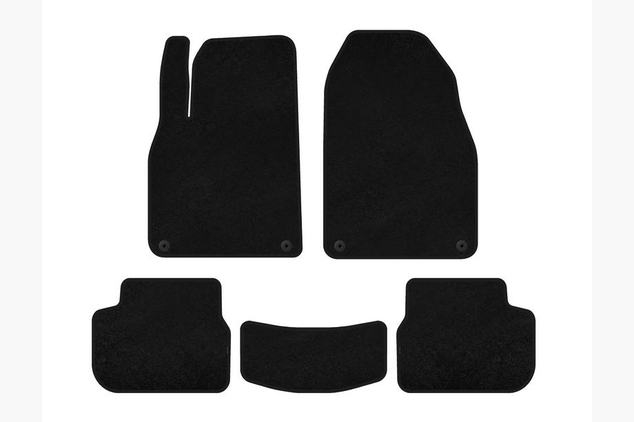 Saab 9-3 2002-2014 Textile Floor Mats Classic (black) Image