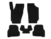 Seat Ibiza 2010-2017 Textile Floor Mats Classic (2010-2012, HB, 5-door, Black) photo 1