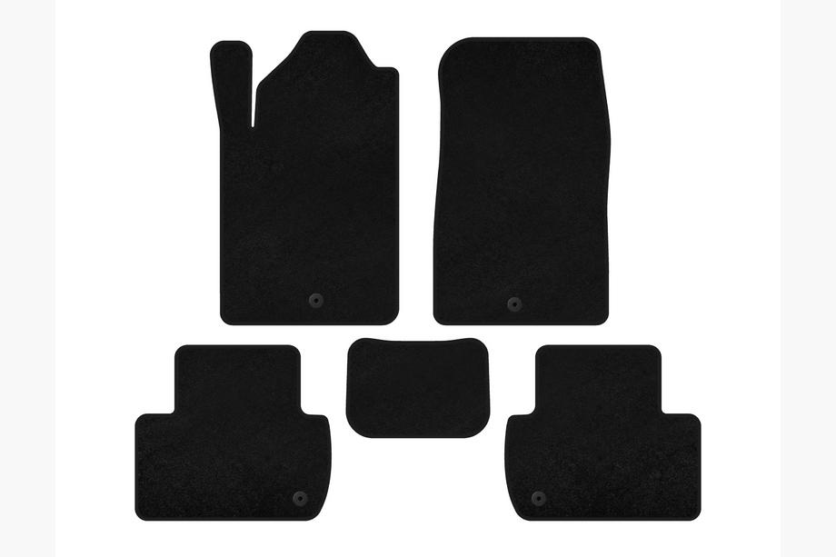 SsangYong Rexton I 2001-2017 Textile Floor Mats Classic (Black) Image