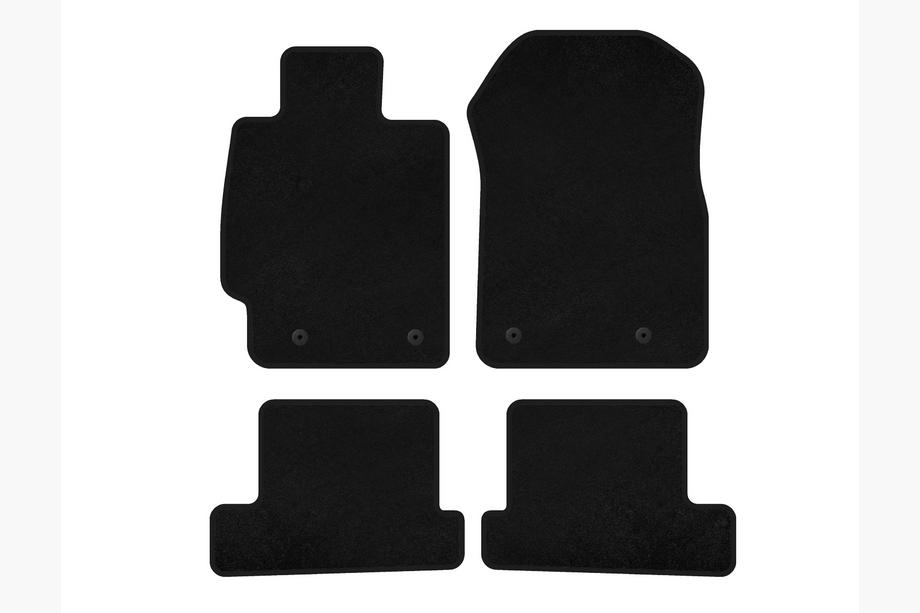 Subaru BRZ 2012-2021 Textile Floor Mats Classic (Coupe, Black) Image